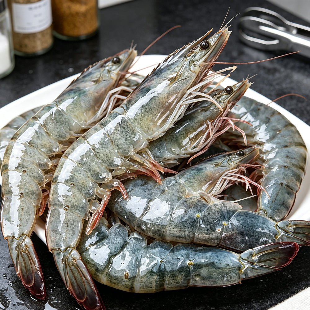 Premium Fresh Jumbo Grey Prawns