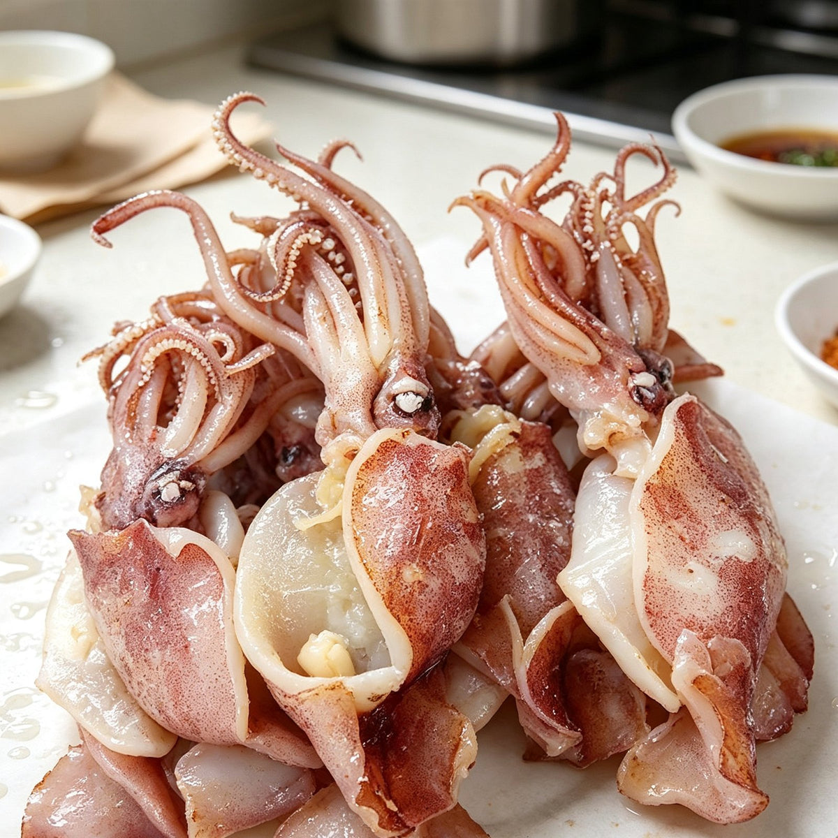 Fresh Baby Squid Sea Hare