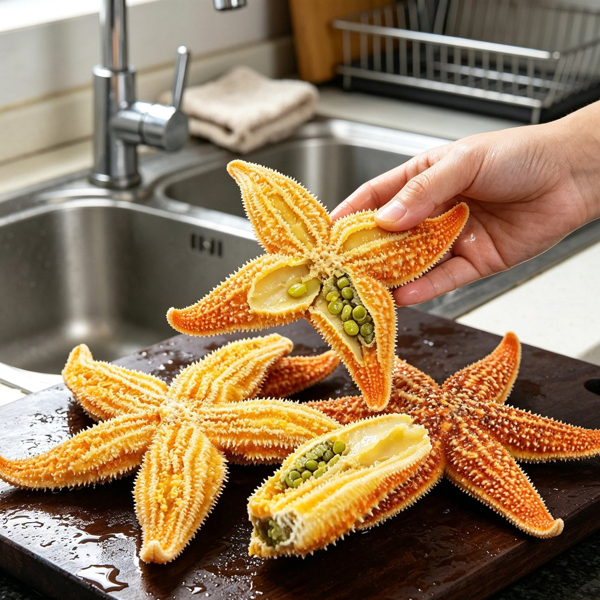 Golden Sea Star Seafood Delicacy