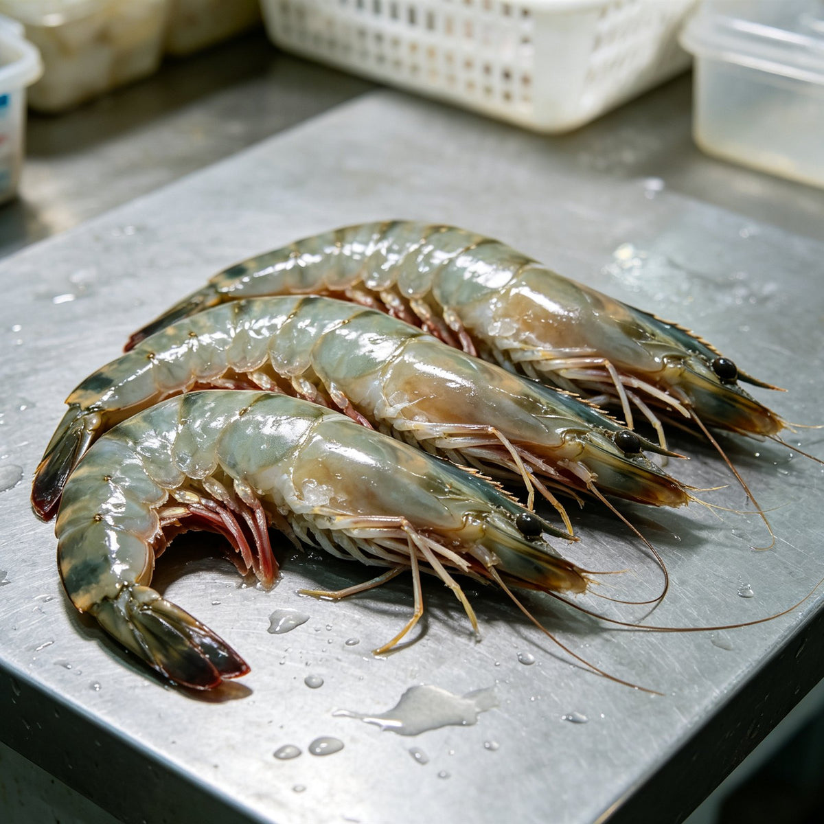 Premium Fresh Jumbo Grey Prawns